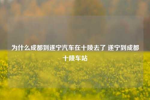 为什么成都到遂宁汽车在十陵去了 遂宁到成都十陵车站